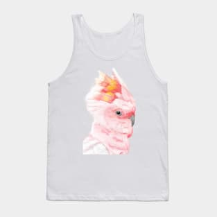 Major Mitchell's cockatoo watercolor bird parrot Tank Top